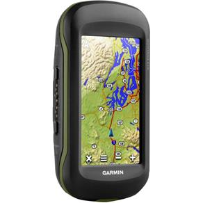 GPS Esportivo Portátil Garmin Montana 610 Preto e Verde com Tela de 4" Altímetro Barométrico