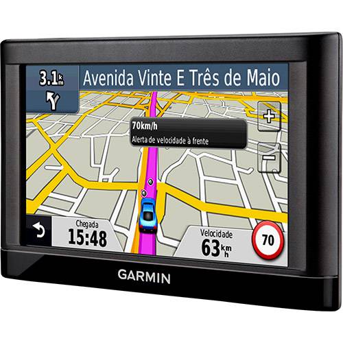 GPS Garmin Nüvi 52 Tela 5" com Função TTS e Alerta de Velocidade