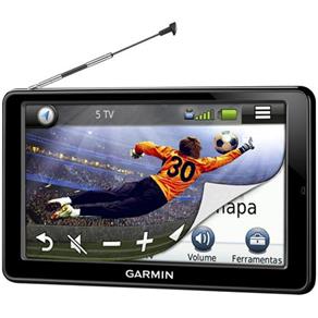 GPS Garmin Nüvi 2795TV Tela 7" com Navegação Ativada por Voz, TV Digital, Bluetooth e Mais de 5mil Cidades Navegáveis