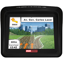 GPS Moto Duas Rodas 3.5" Aquarius Preto