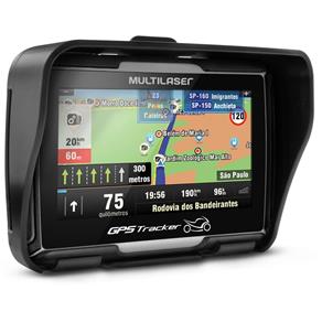 GPS Multilaser Tracker 2 Moto 4,3 Polegadas Touch Screen Bluetooth