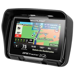 GPS Multilaser Tracker para Moto GP040 - Tela 4.3 Touch Prova Dagua com Bluetooth