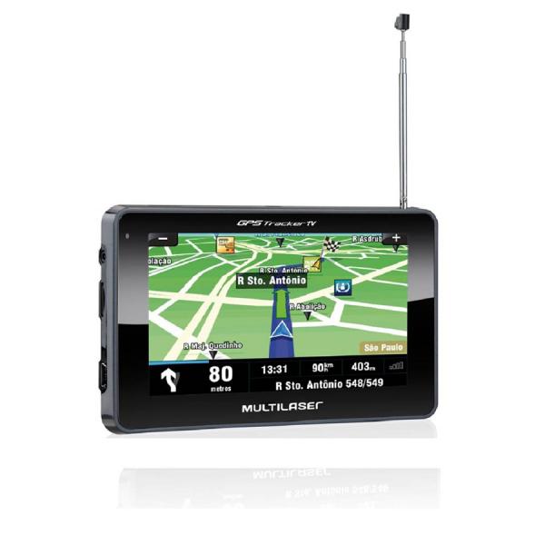 GPS Multilaser Tracker 3 Tela 4.3" TV Digital Radio FM GP034