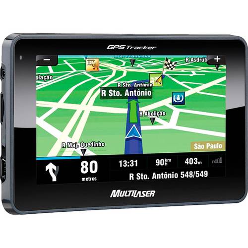 GPS Multilaser Tracker Tela de 4.3 Touch Screen