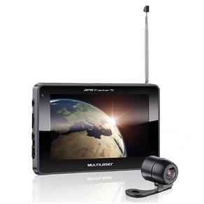 GPS Multilaser Tracker TV Digital Câmera de Ré Tela 7 GP017