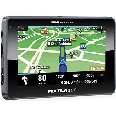 GPS Navegador Tracker III Tela 4.3Pol. Touchscreen GP033 Multilaser
