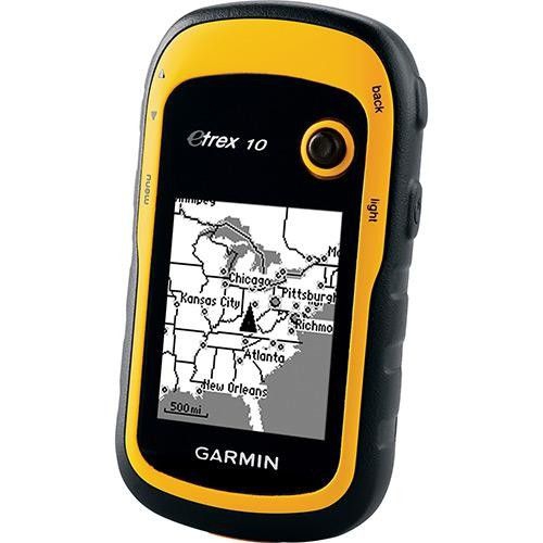 GPS Portátil ETrex 10 Garmin à Prova DÁgua e com Bússola - Etrex 10