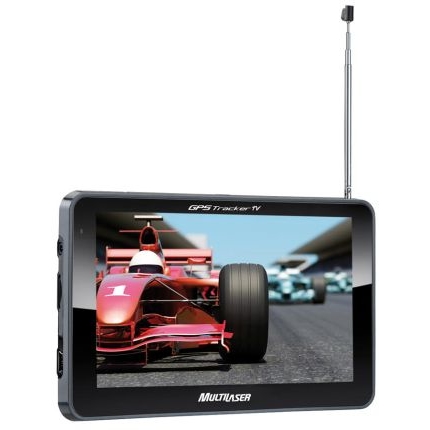 Gps Tracker 2 com Tv Digital Touchscreen Fm Gp014 Multilaser