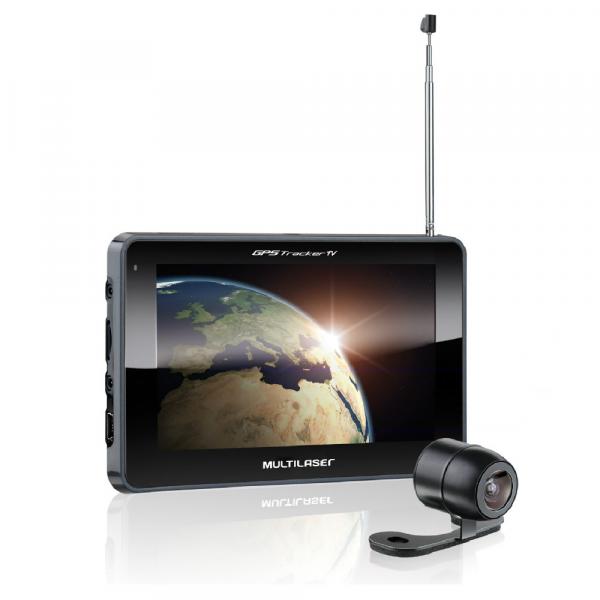 Gps Tracker III 7 com Câmera de Ré + Tv + FM GP039 Preto - MULTILASER