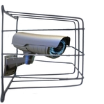 Grade de Proteção de Câmeras de Segurança Capte Protetor Preto - 10 Unidades