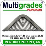Grade De Ventilação Canaletão Maxiplac E Etermax Kit 5 Peça(s)