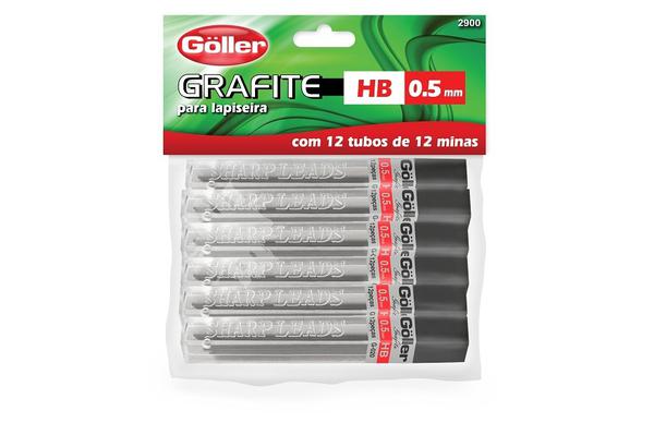 Grafite HB 0.5 Mm Blister C/12 Tubos - GOLLER