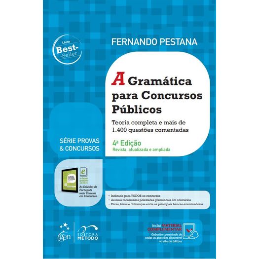 Gramatica para Concursos Publicos, a - Metodo