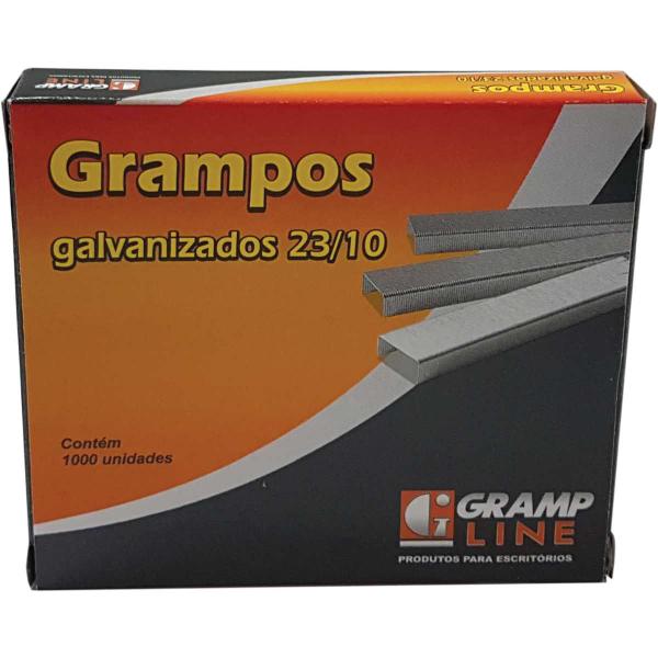 Grampo para Grampeador 23/10 Galvanizado 1000 Grampos (7909549202674) - eu Quero Eletro