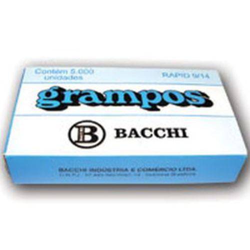Grampo para Grampeador 9/14 Galvanizado 5000 Grampos Bacchi Caixa