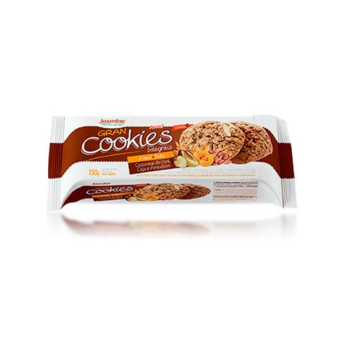 Gran Cookie Integral Nuts com Gotas de Chocolate Zero Lactose Jasmine 150g