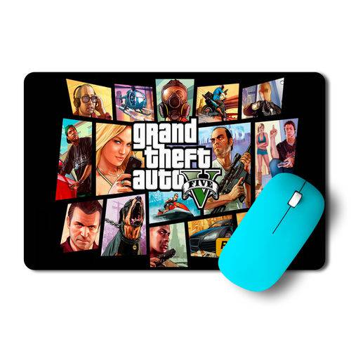 Tudo sobre 'Grand Theft Auto V Gta V Mouse Pad Mousepad Gamer'