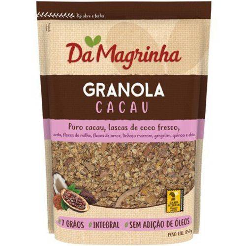 Granola Cacau 7 Grãos 850g Magrinha