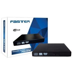 Gravador de DVD+RW SATA Slim Externo Faster - FGDE81