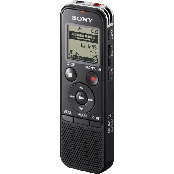 Gravador de Voz Digital Sony Icd-px240 e Grava em Mp3 Ate 1043 Horas