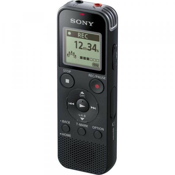 Gravador de Voz Digital Sony Icd-PX470 MP3 USB 4GB 159hrs Slot Memória