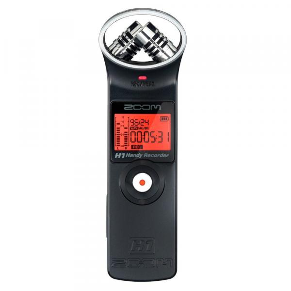 Gravador Digital de Áudio H1 Black Handy Recorder Zh1b Zoom