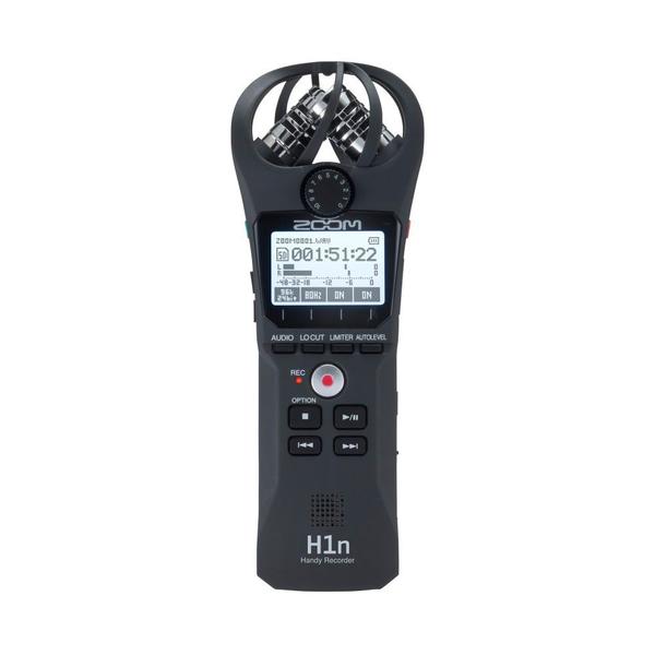 Gravador Digital de Áudio Zoom H1N Handy Recorder Black