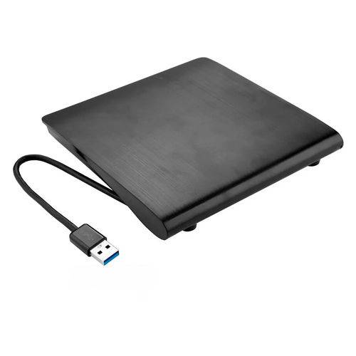 Gravador DVD e Cd Externo USB 3.0 com Case - DVD3.0