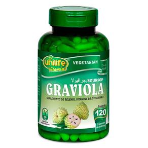 Graviola (500mg) 120 Cápsulas Vegetarianas - Unilife