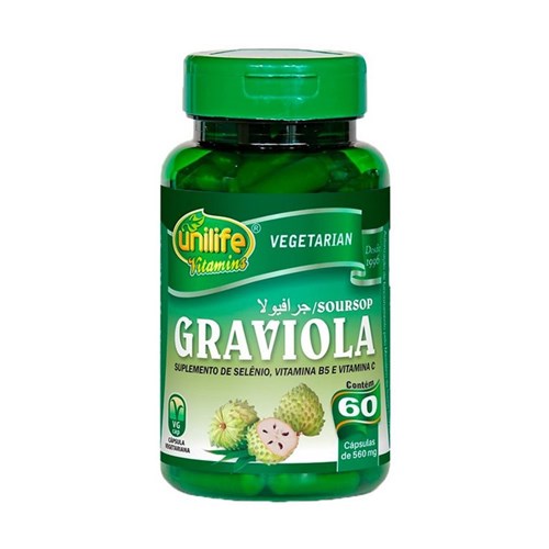 Graviola - 60 Cápsulas - Unilife