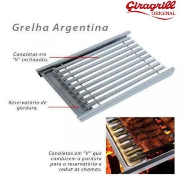 Grelha Argentina Ga510 Inox - Giragrill