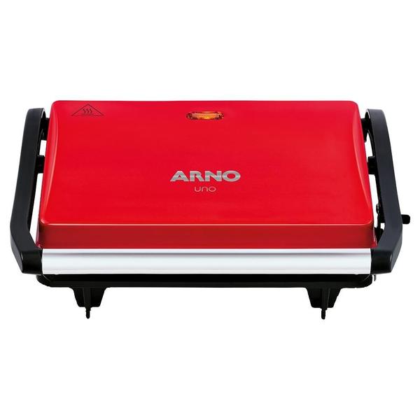 Grill Arno Compact Uno, Capacidade de 2 Hamburgueres, 760W, Vermelho - 220V