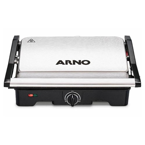 Grill Arno Dual Inox com Abertura 180 ° Gnox - 127V