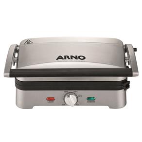 Grill Arno Premium com Antiaderente Gpre Inox - 110V