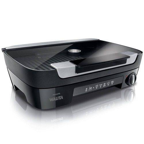 Grill de Mesa Philips Walita Ri6360 com Chapa Dupla e Bandeja Coletora - 220v