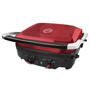 Grill e Sanduicheira Premium MasterChef GR1001V com Antiaderente – Vermelho - 110V