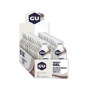 GU Energy Gel - Caixa com 24 Sachês - Coco - GU - COCO