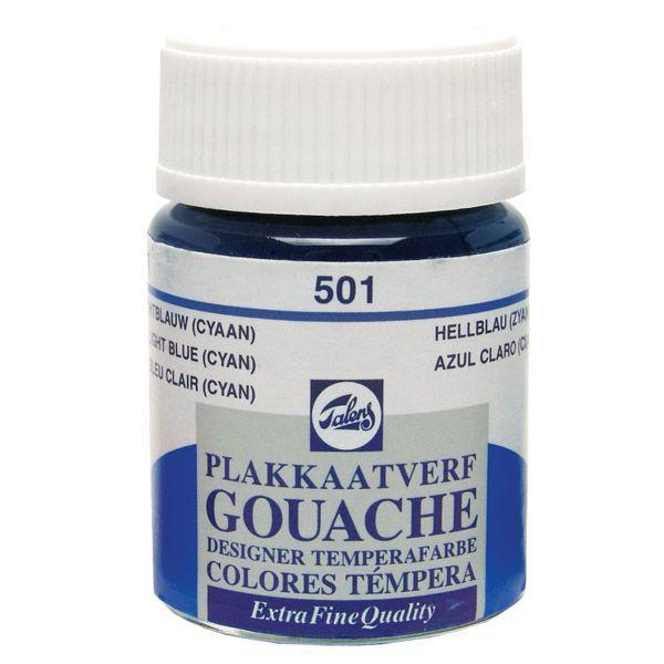 Guache Talens Extra Fine Quality 016 Ml Azul Cian 0816501