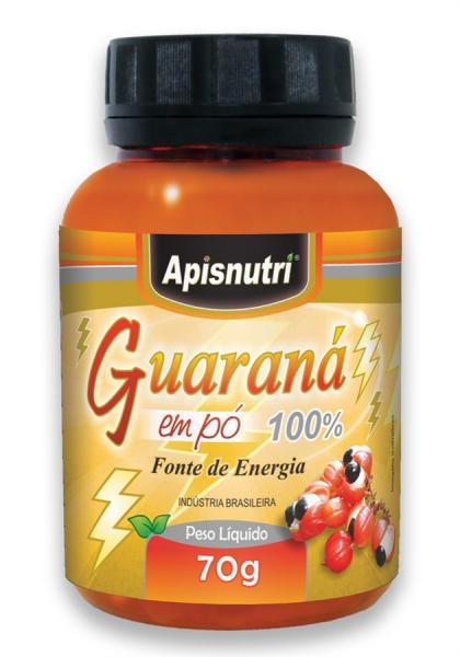 Guaraná em Pó 100% C/70g - Apisnutri