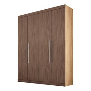 Guarda Roupa 4 Portas Supreme - Marrom Cacau