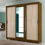 Guarda-Roupa Casal Montreal 3 Portas Deslizantes 3 Gavetas Moval