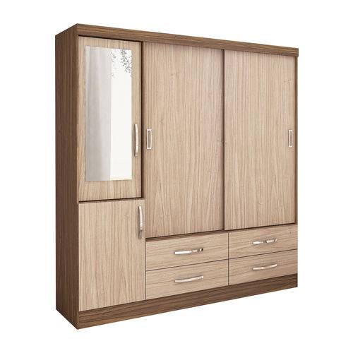 Guarda-roupa Lisboa 4 Portas Malbec Colibri Móveis