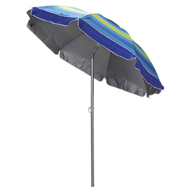 Guarda-Sol Mor 2,4m de Alumínio Articulado C/ Saída de Ar Azul