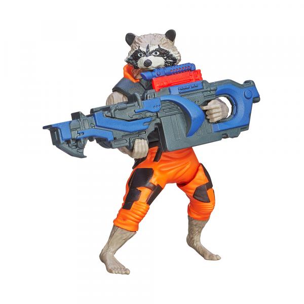 Guardiões da Galáxia - Boneco Rapid Revealers Rocket Raccoon - Hasbro