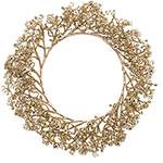 Guirlanda Dourada 40cm - Christmas Traditions