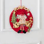 Tudo sobre 'Guirlanda Luxo no Natal Papai Noel 28cm - Orb Christmas'