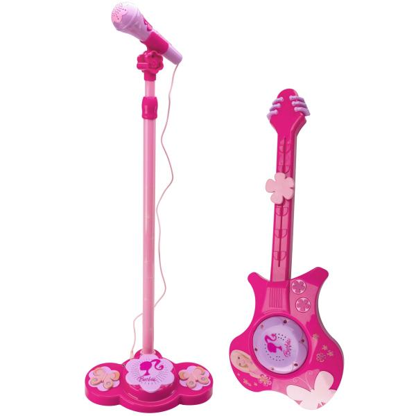 Guitarra Elétrica e Microfone da Barbie