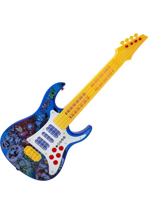 Guitarra Eletrica Infantil Vingadores Toyng - Multicolorido - Masculino - Dafiti