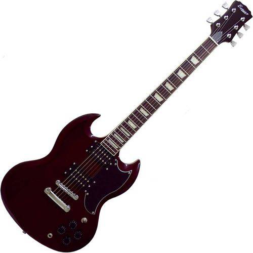 Tudo sobre 'Guitarra Elétrica SG Wine Red BGSG-E50-WR Benson'