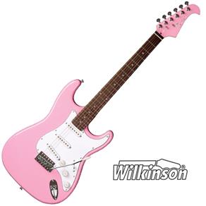Guitarra Elétrica STS001 Strato SR Rosa Eagle Cap. Wilkinson
